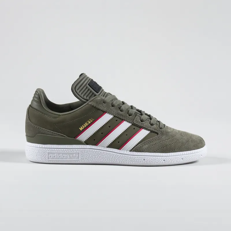 Adidas Skateboarding Busenitz X Dan Mancina Shoes Olive Strata-2