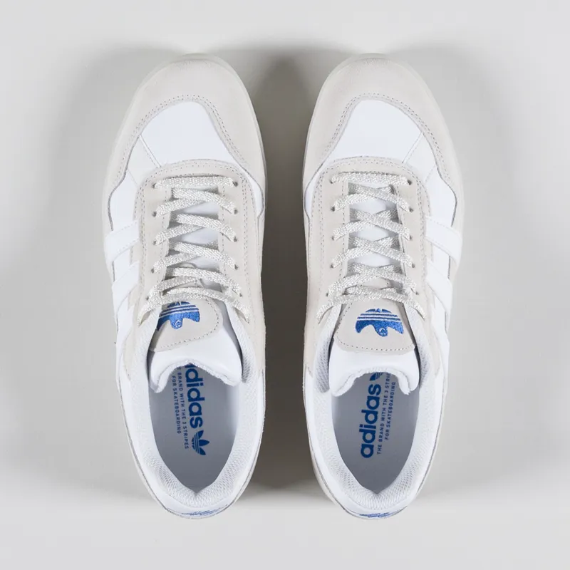 Adidas Skateboarding Aloha Super Shoes Crystal White Bluebird-4