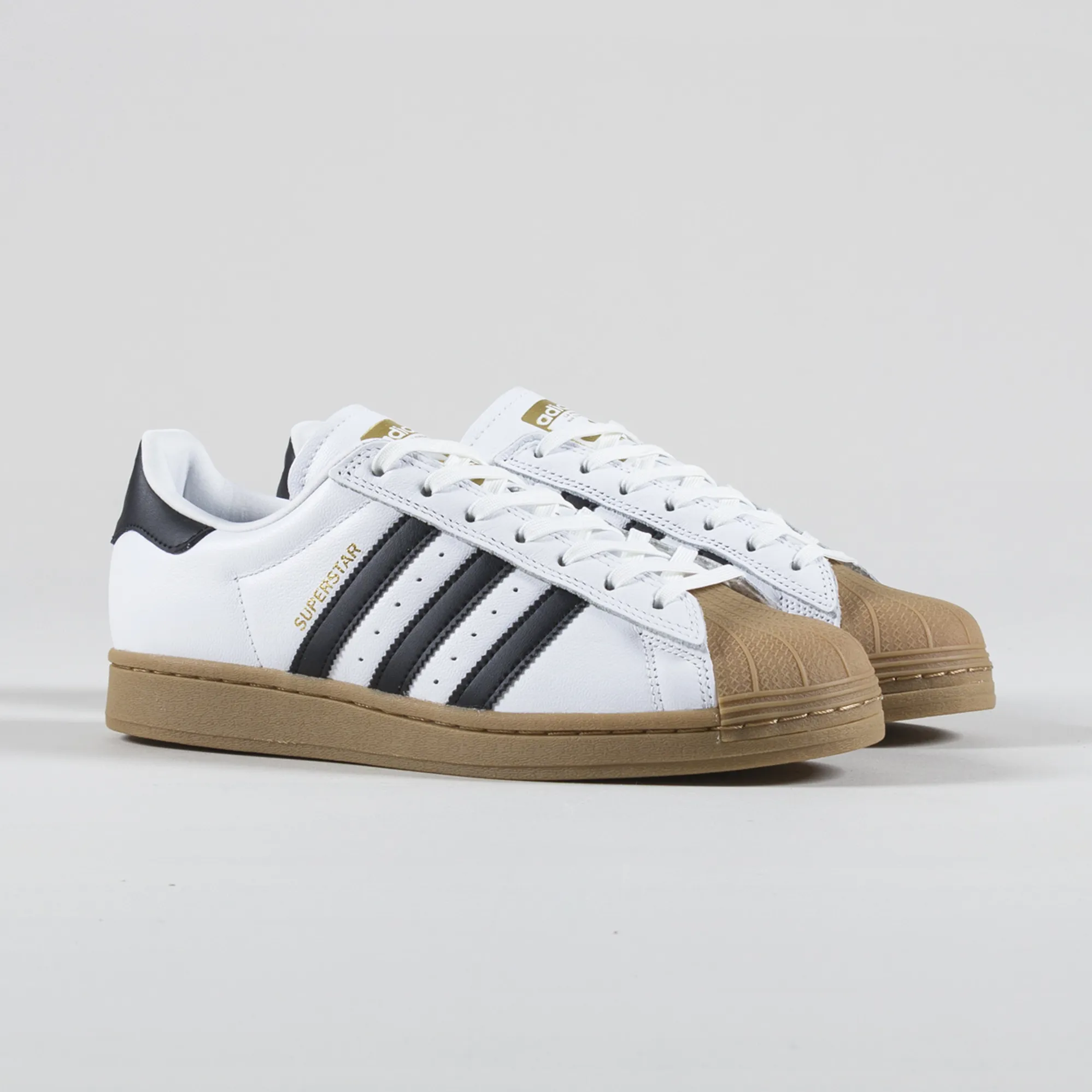 Adidas Skateboarding Mens Superstar ADV Shoe White Black Gum Adidas Skateboarding Mens Superstar ADV Shoe White Black Gum