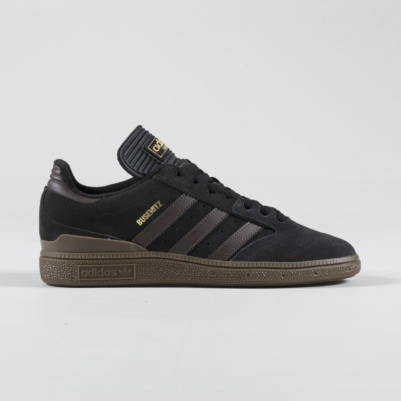 Adidas Skateboarding Busenitz Shoes Black Brown Gold-2