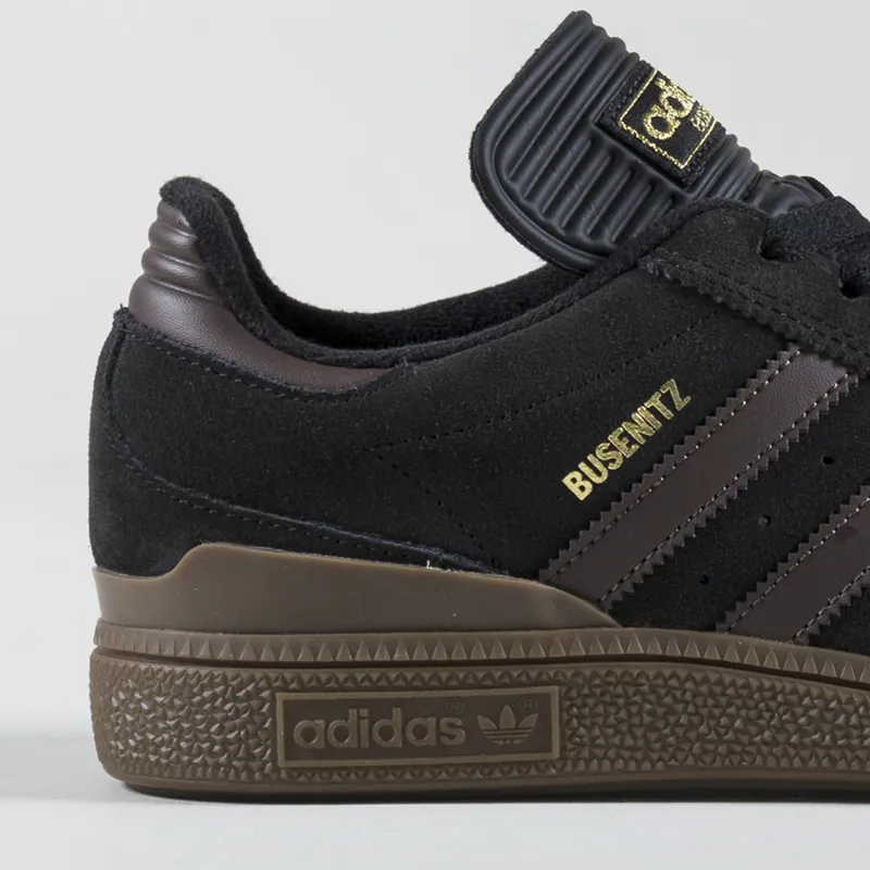 Adidas Skateboarding Busenitz Shoes Black Brown Gold-4