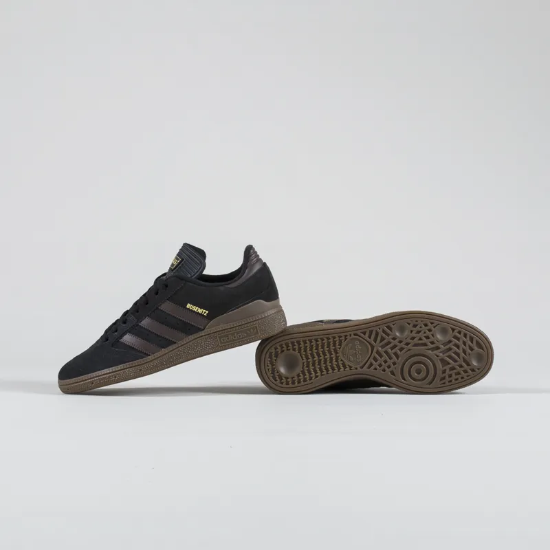 Adidas Skateboarding Busenitz Shoes Black Brown Gold-3