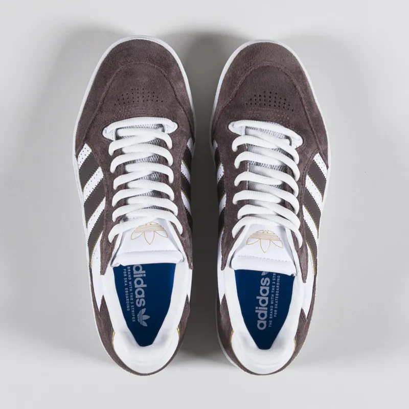 Adidas Skateboarding Tyshawn Low Brown White Gold-4