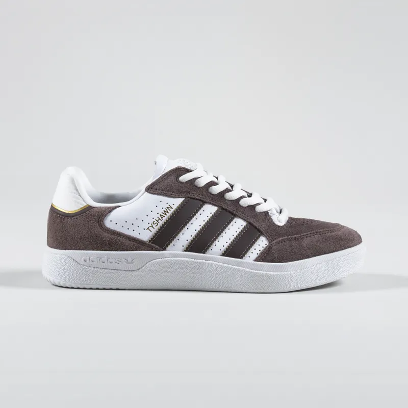 Adidas Skateboarding Tyshawn Low Brown White Gold-2
