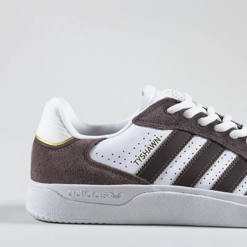 Adidas Skateboarding Tyshawn Low Brown White Gold-5