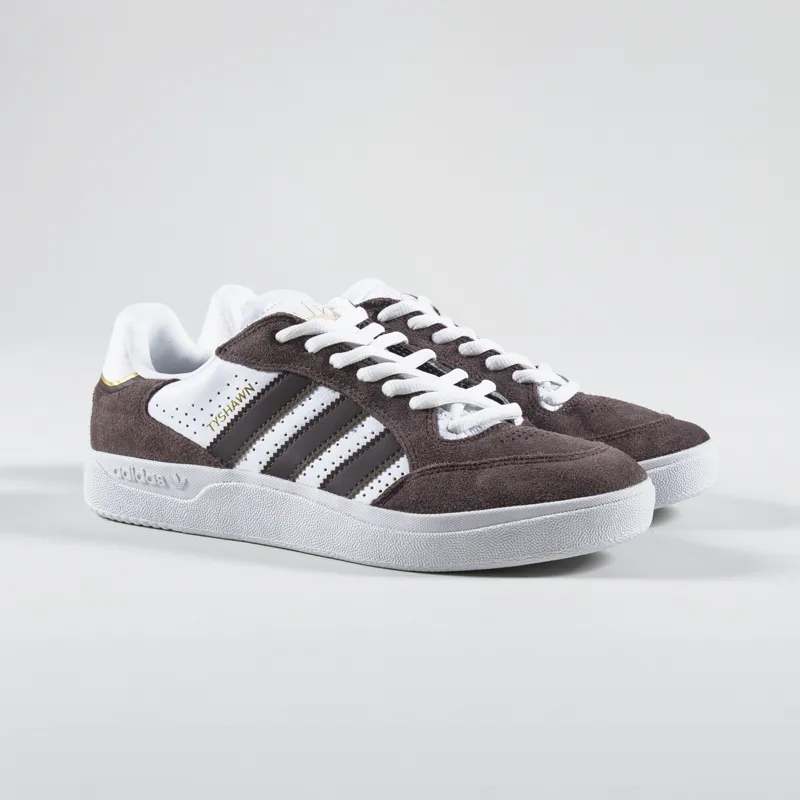 Adidas Skateboarding Tyshawn Low Brown White Gold