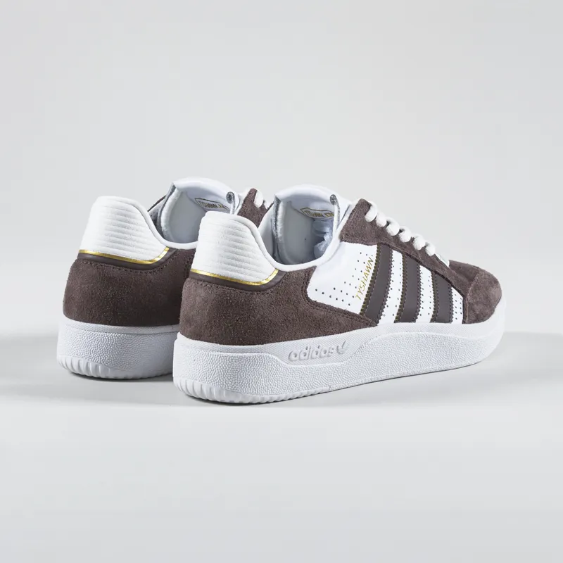 Adidas Skateboarding Tyshawn Low Brown White Gold-1