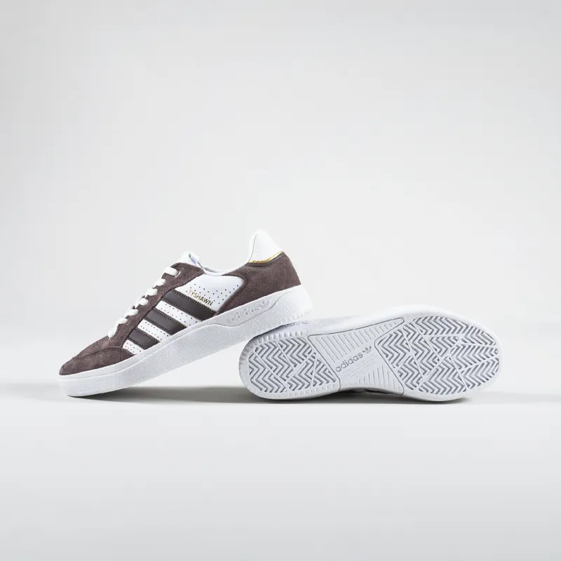 Adidas Skateboarding Tyshawn Low Brown White Gold-3