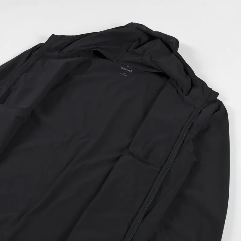 Snow Peak Stretch Packable Jacket Black-4