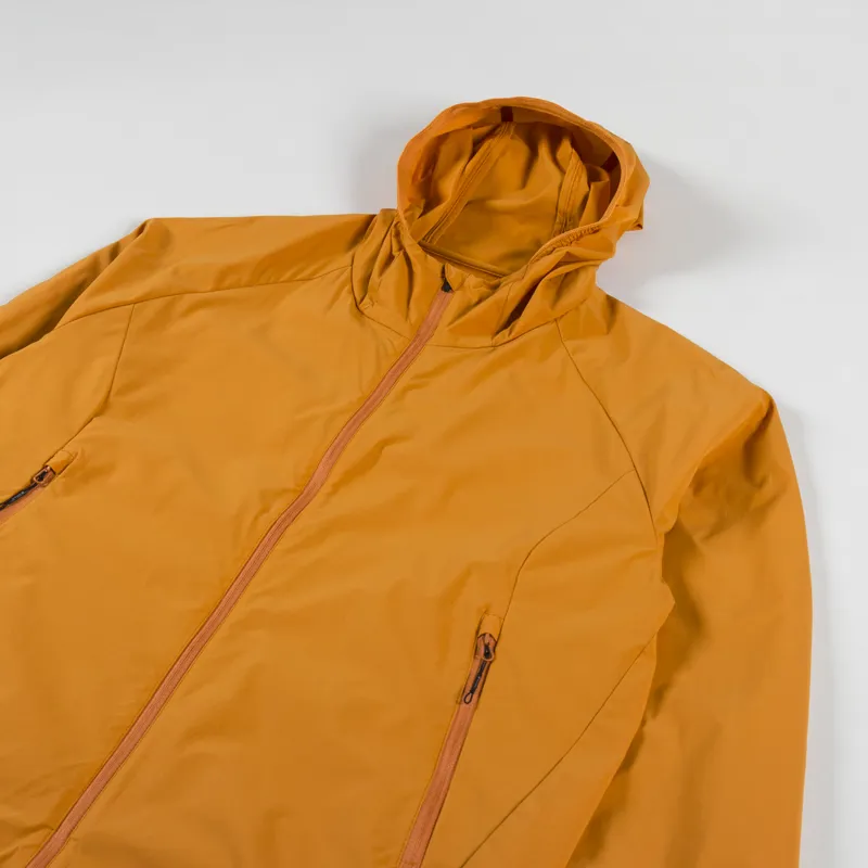 トップス HERENESS LIGHT STRETCH PACKABLE JACKET Snow Peak Mens Stretch Ripstop Lighweight Packable Jacket Orange