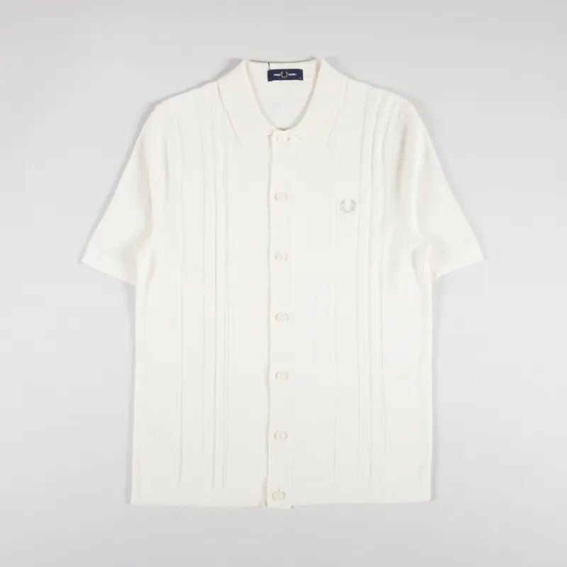フレッドペリー FRED PERRY Knitted Shirt Fred Perry Knitted Shirt