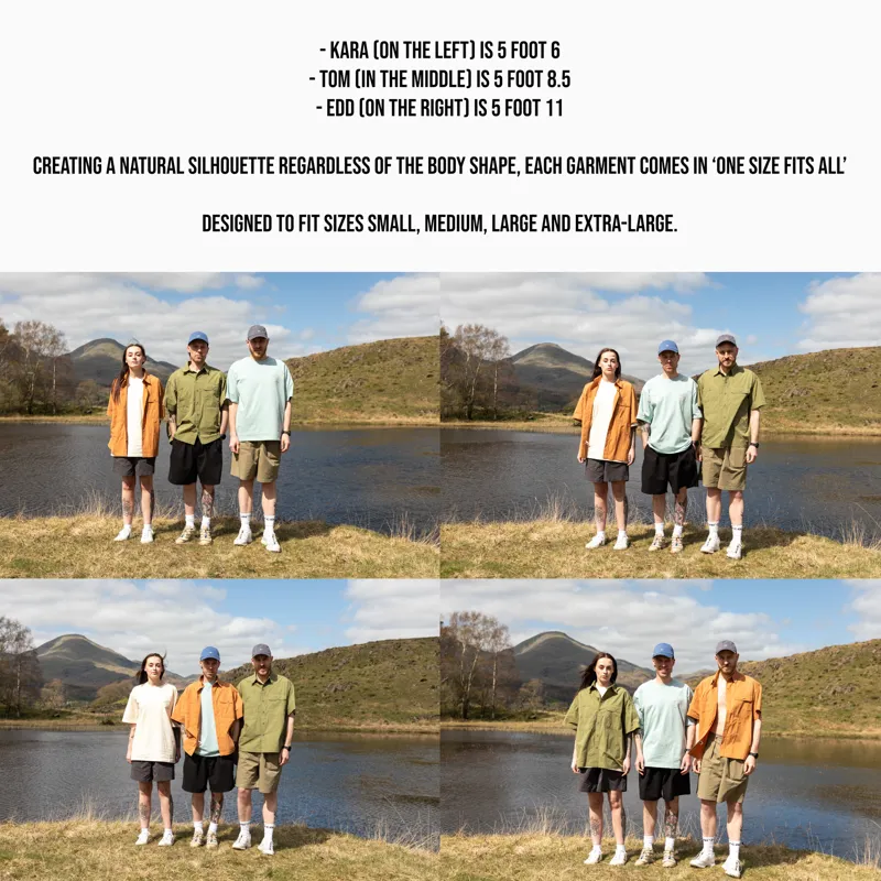 Kappy Design Two Tuck Wide Fatigue Half Pants Black-4