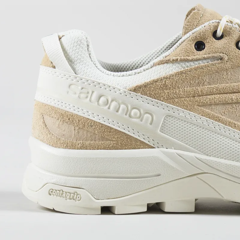 Salomon X-ALP Leather Shoes Vanilla Ice Almond Buff Banana Cream-5