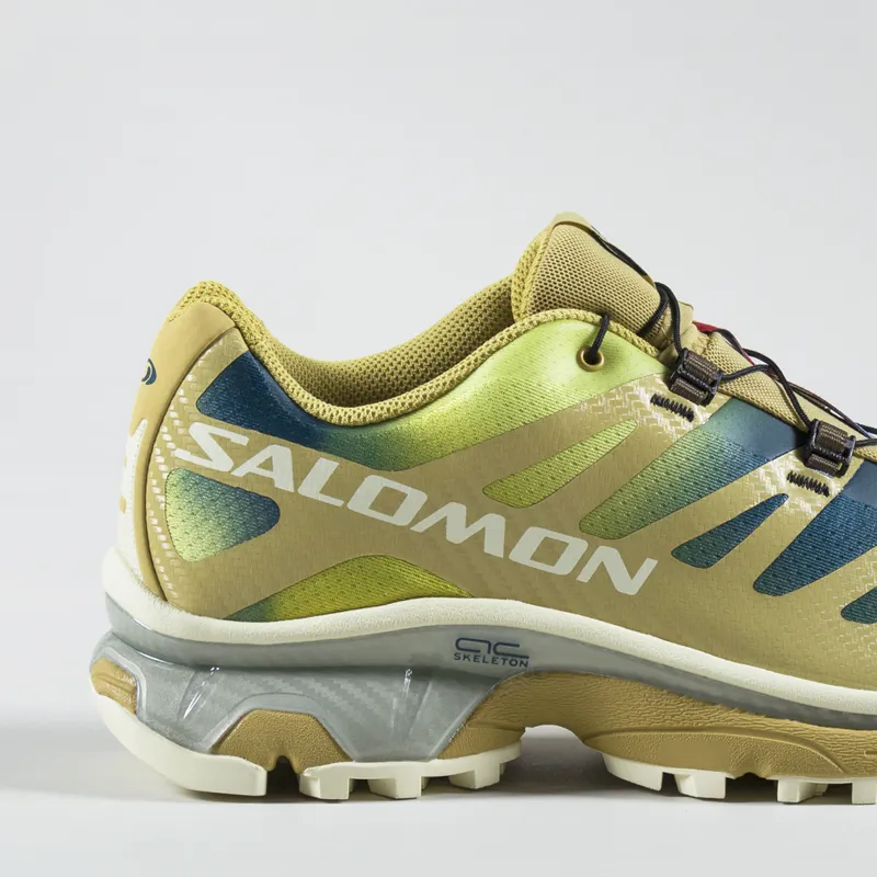 Salomon XT-4 OG Shoes Southern Moss Transparent Yellow Deep Dive-5