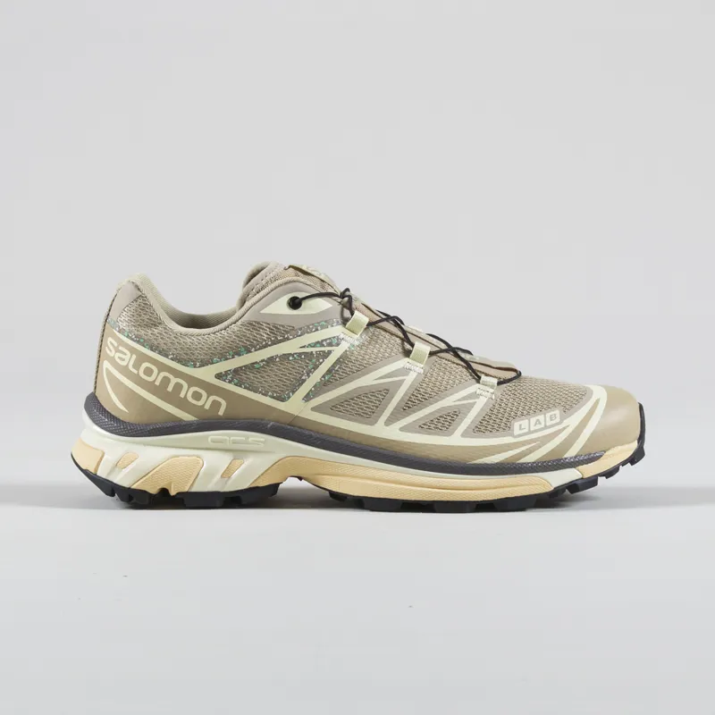 Salomon XT-6 Mindful Shoes White Pepper Transparent Yellow