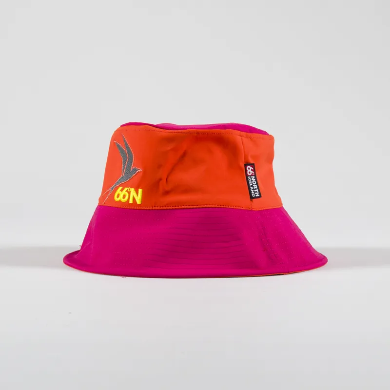 66 North Kria Bucket Hat Bright Red-1