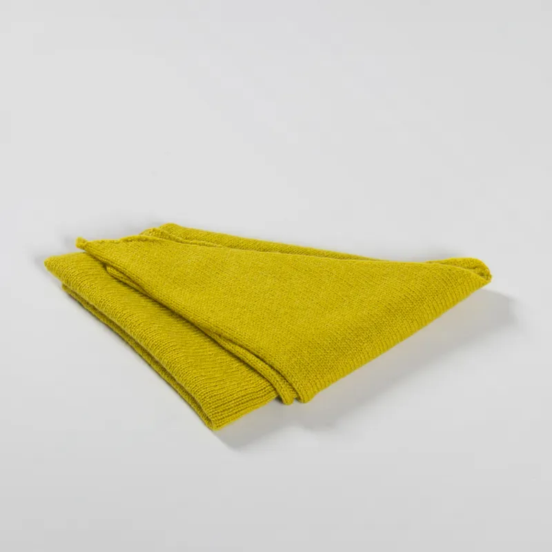 Scarlet Knitwear Womens Lambswool Neckerchief Mustard-3