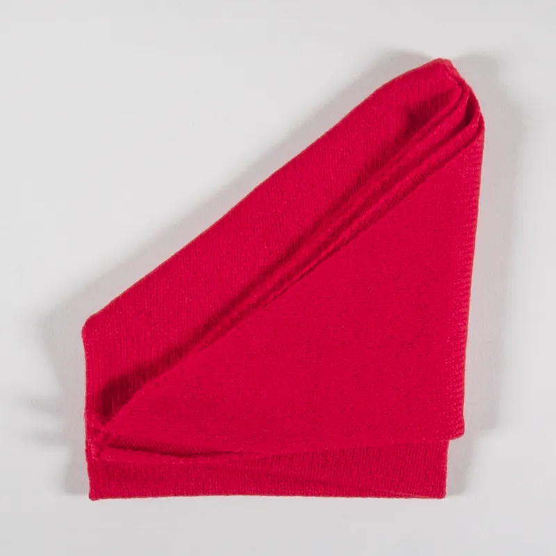 Scarlet Knitwear Womens Lambswool Neckerchief Poppy Red-3