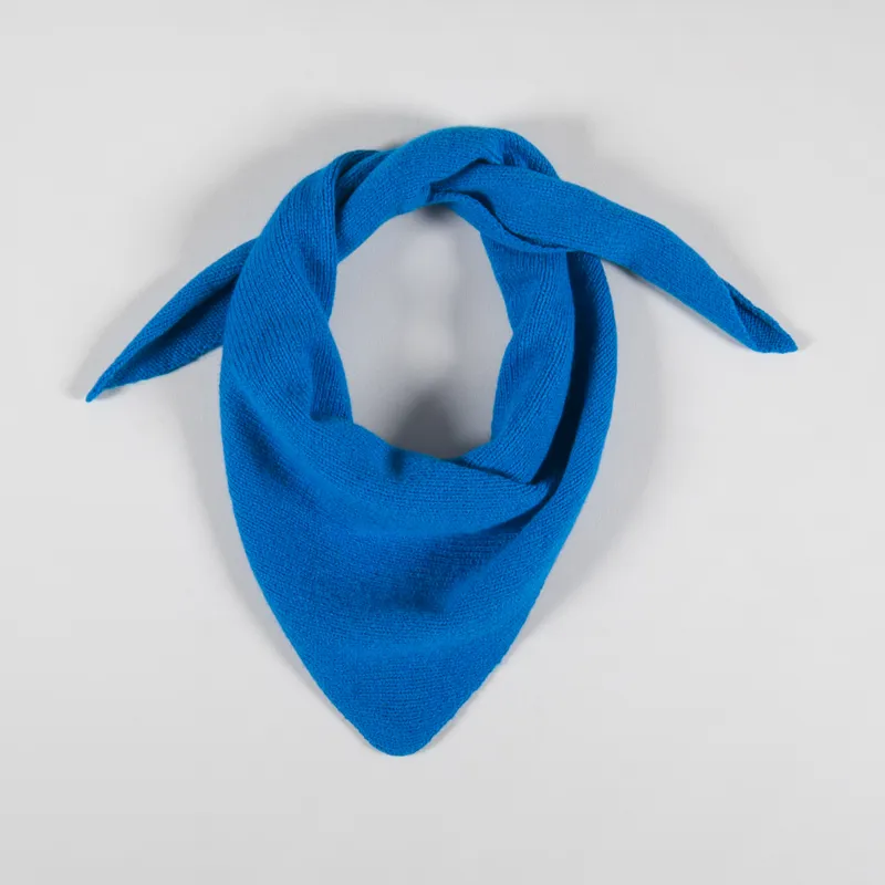 Scarlet Knitwear Womens Lambswool Neckerchief Petrol Blue