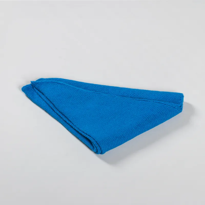 Scarlet Knitwear Womens Lambswool Neckerchief Petrol Blue-2