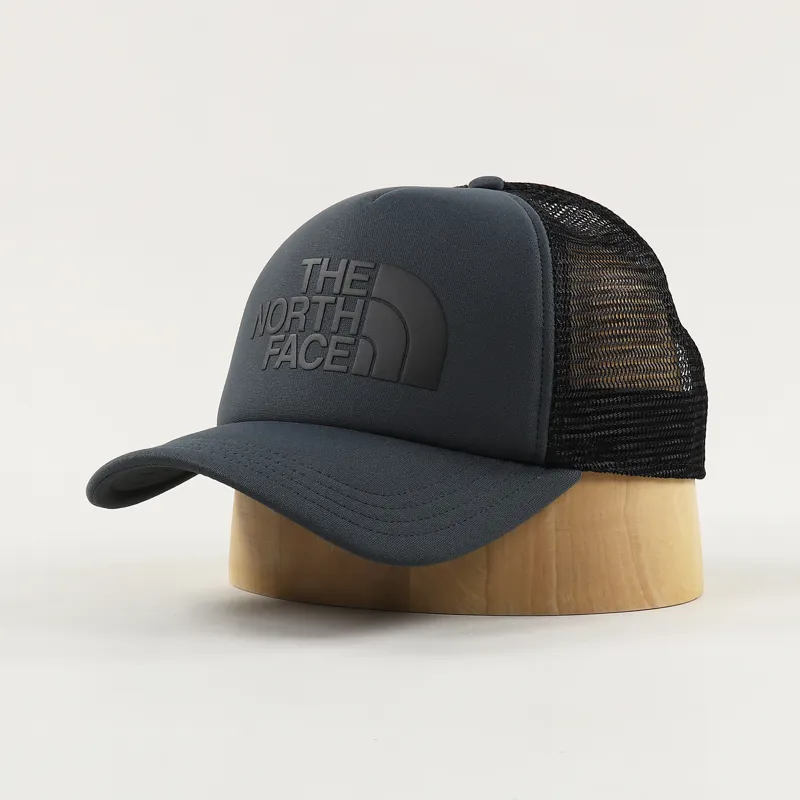 The North Face Logo Trucker Cap Asphalt Grey