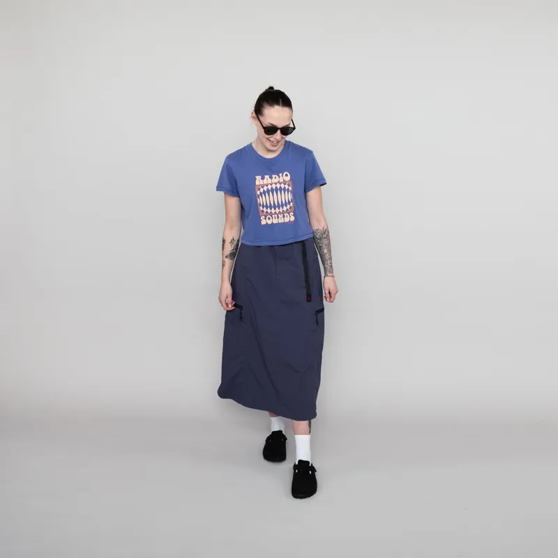 Gramicci Womens Softshell Nylon Skirt Navy-1