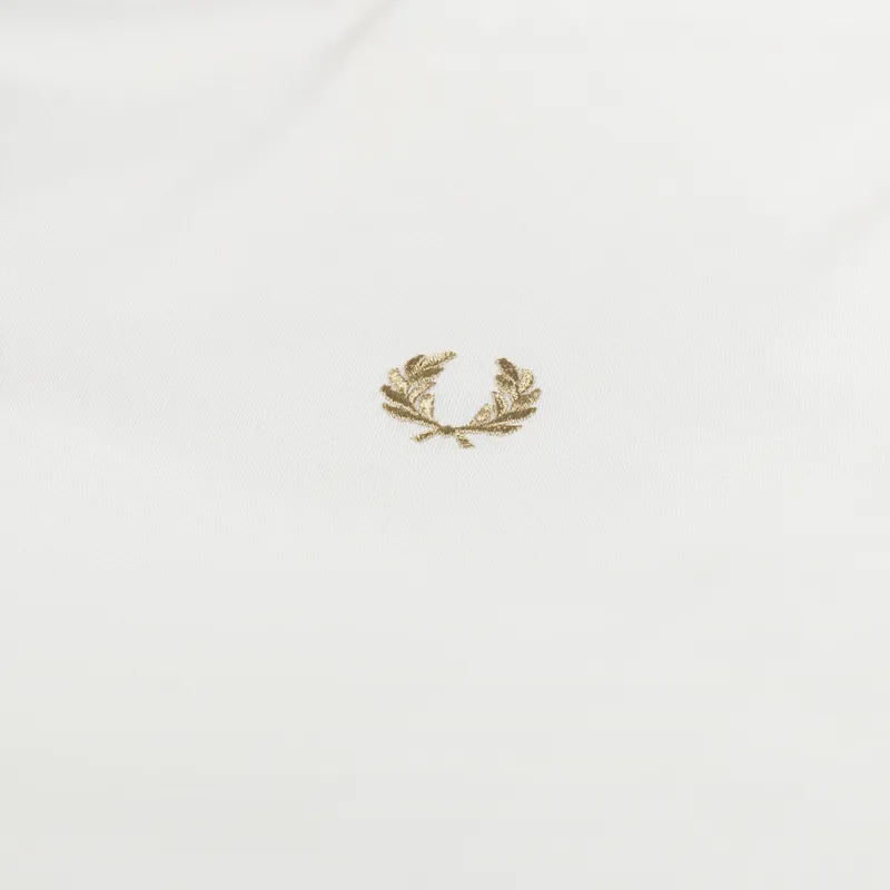 Fred Perry Twin Tipped T Shirt Ecru Oat-2
