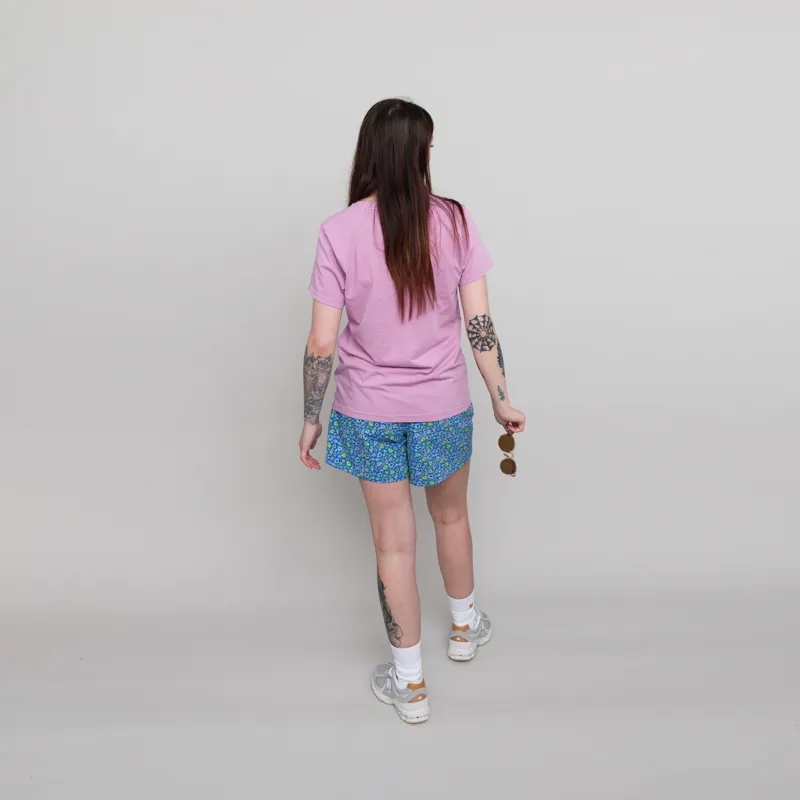 Patagonia Womens Baggies Shorts Floral Fun Vessel Blue-4