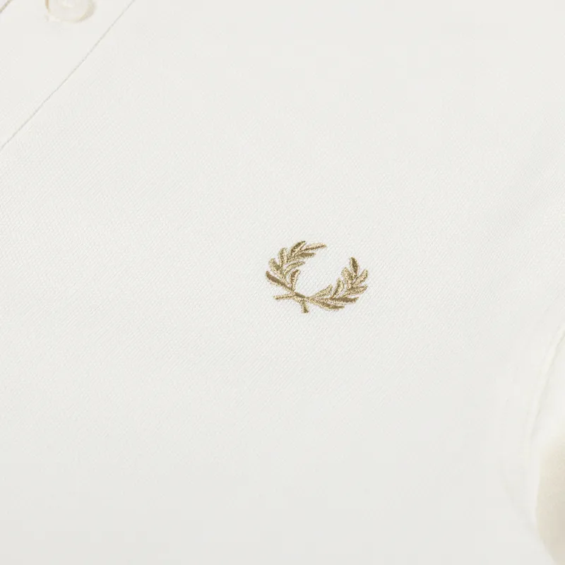 Fred Perry Plain Shirt Ecru Warm Stone-2