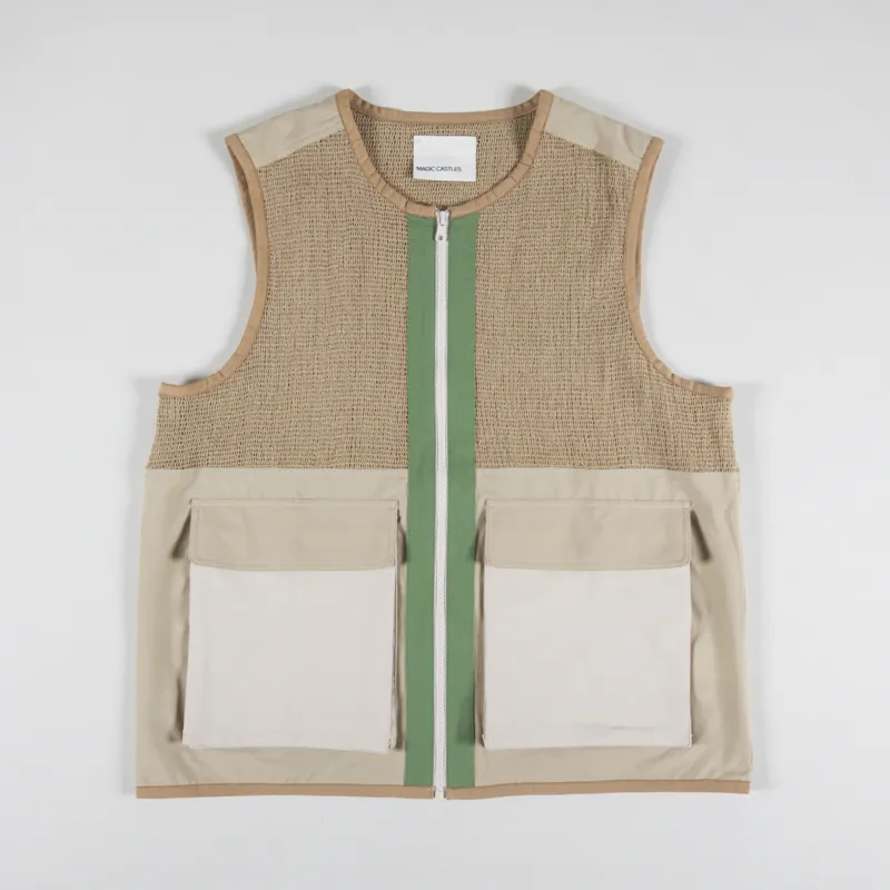 Magic Castles Beyond Gilet Stone Multi