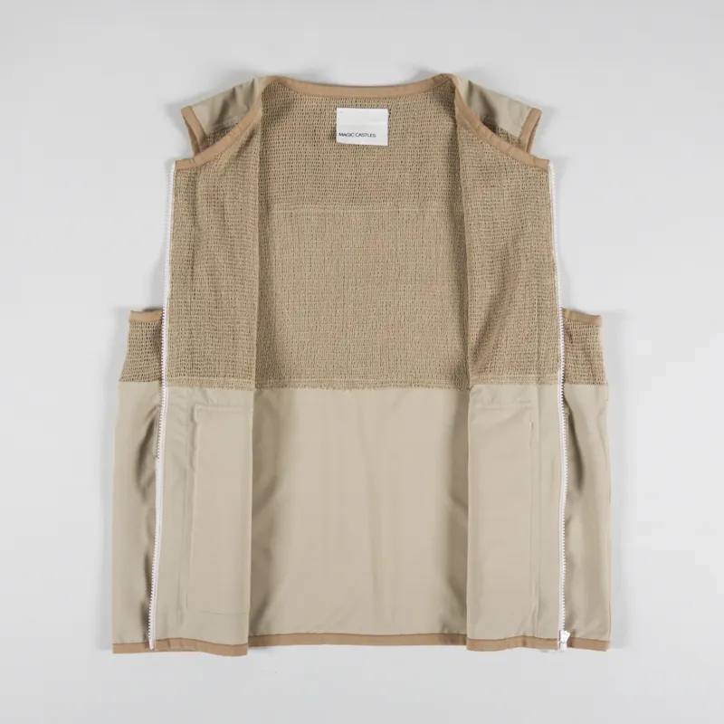 Magic Castles Beyond Gilet Stone Multi-1