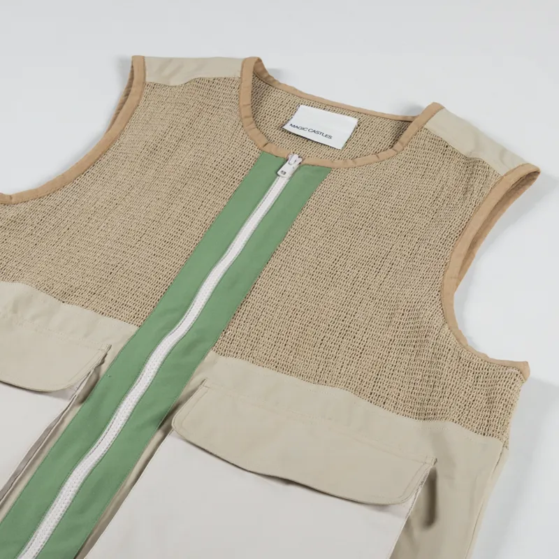 Magic Castles Beyond Gilet Stone Multi-3