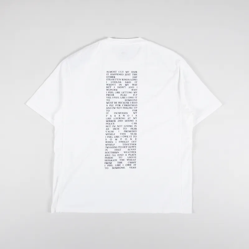 Magic Castles Lyrics T Shirt Off White