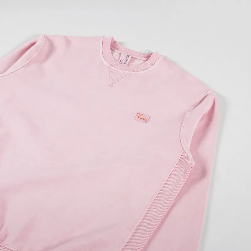 M.C Overalls Relaxed Cotton Sweatshirt Dusty Pink-2