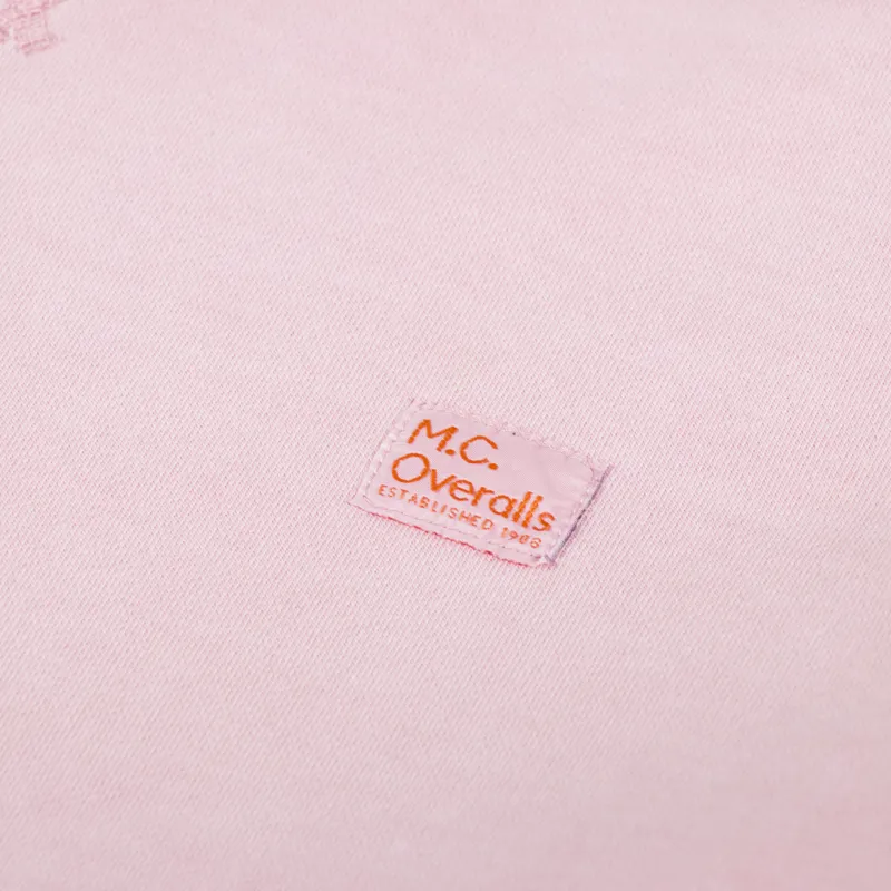 M.C Overalls Relaxed Cotton Sweatshirt Dusty Pink-5