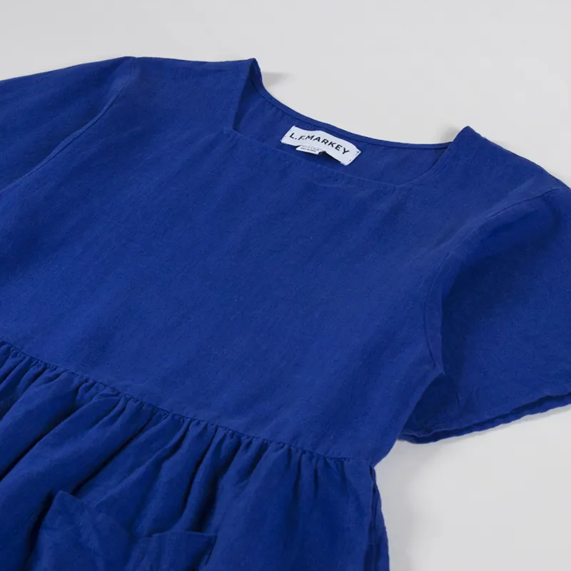 L.F.Markey Womens Mitch Dress Cobalt-6