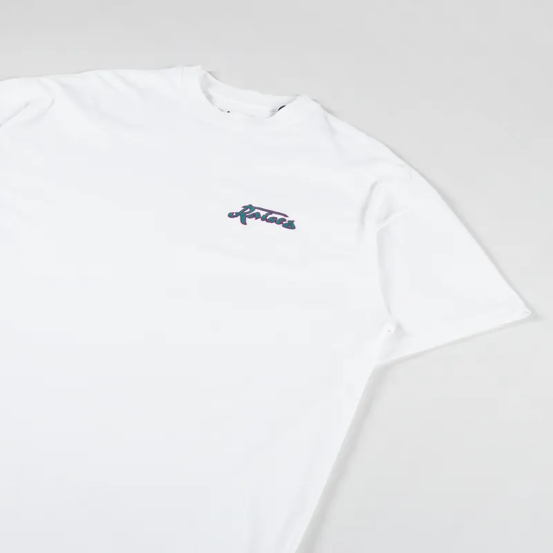 Raised Incense Crew T Shirt White-2