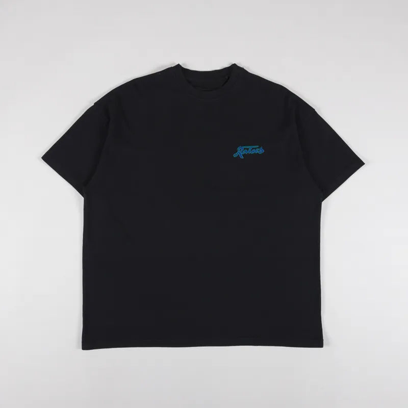 Raised Incense Crew T Shirt Black