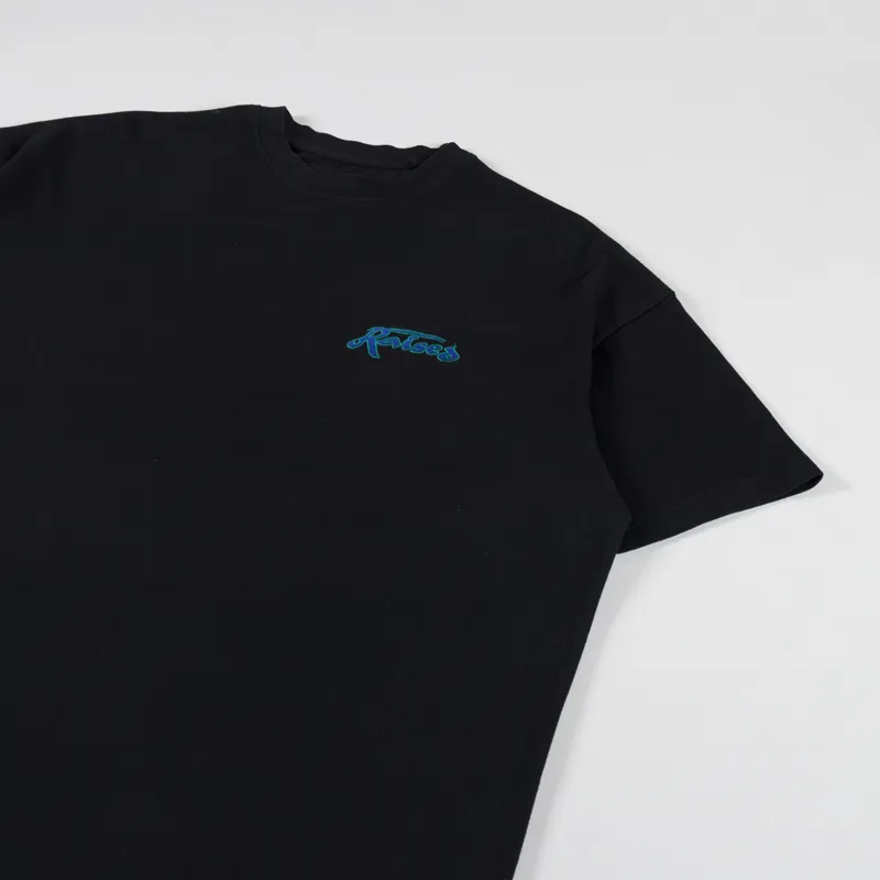 Raised Incense Crew T Shirt Black-2