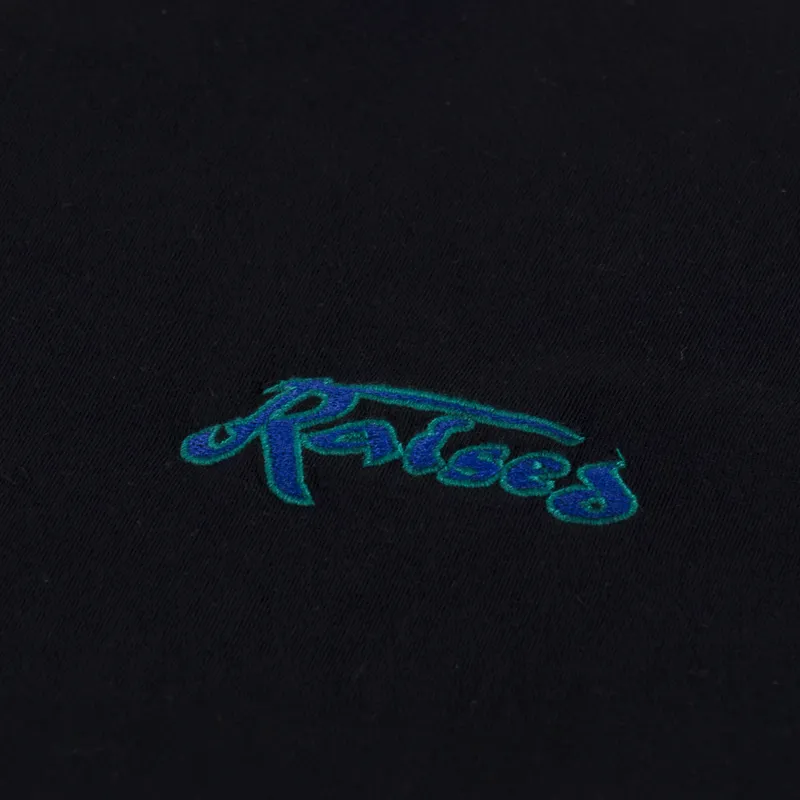 Raised Incense Crew T Shirt Black-4