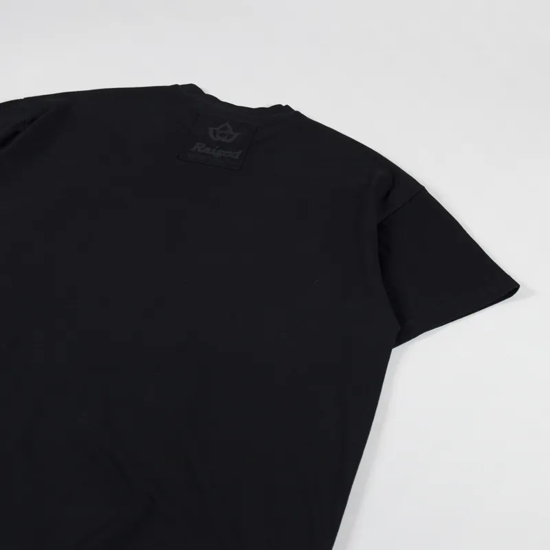 Raised Incense Crew T Shirt Black-3