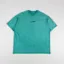 Raised OM Crew T Shirt Aqua