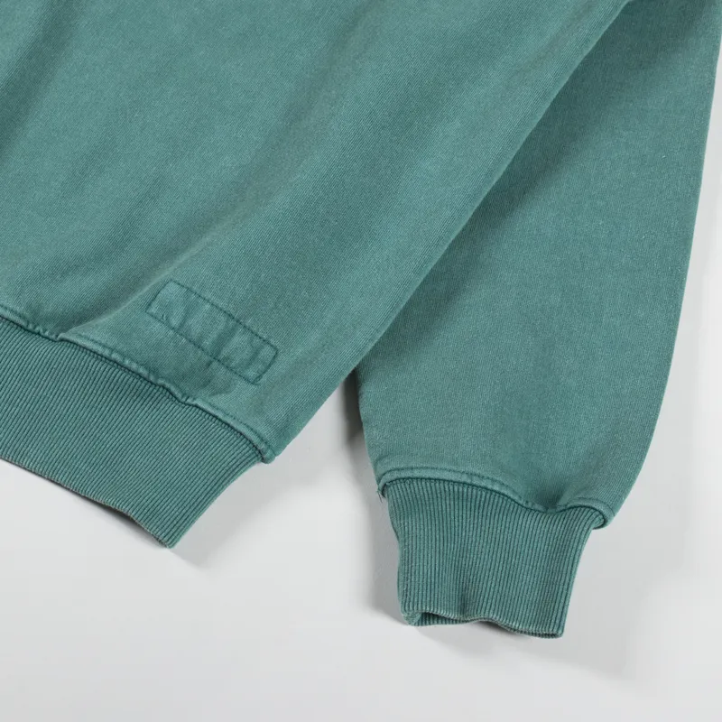 Raised Relaxed Crew Sweat Aqua-7