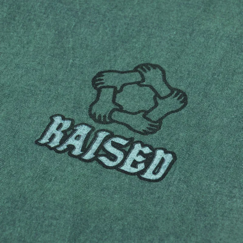 Raised Unity Crew T Shirt Indigo-5