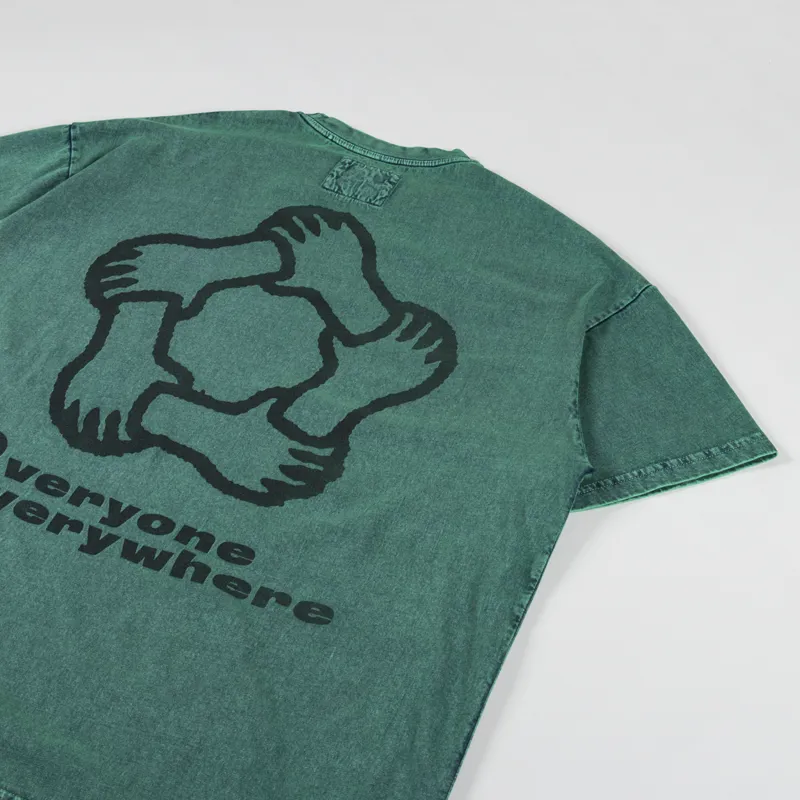 Raised Unity Crew T Shirt Indigo-2