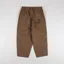 Raised Elasticated Fatigue Trousers Brown