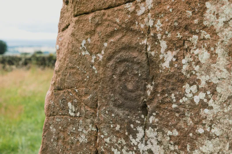 Long Meg, the ancient standing stone in Cumbria