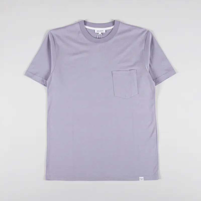 Norse Projects Johannes Pocket T Shirt Crocus Purple