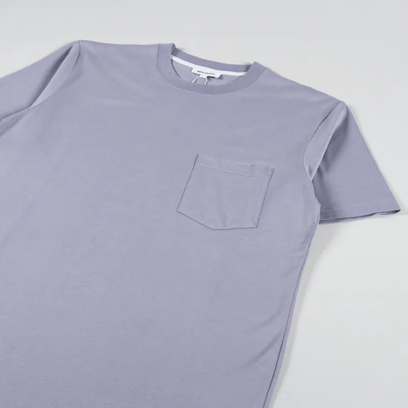 Norse Projects Johannes Pocket T Shirt Crocus Purple-1