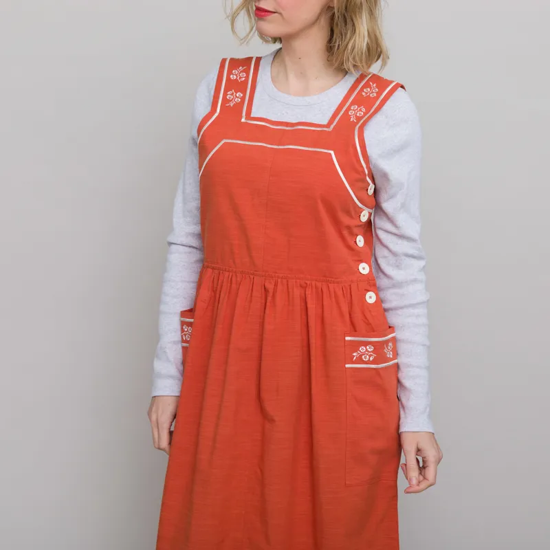 Colorful Standard Womens Organic Rib Long Sleeve T Shirt Snow Melange-3